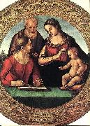 Luca Signorelli The Holy Family with Saint oil painting reproduction
